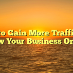 How to Gain More Traffic and Grow Your Business Online