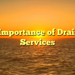 The Importance of Drainage Services
