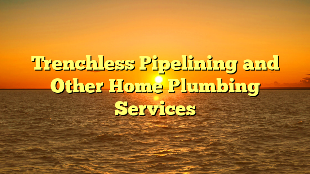 Trenchless Pipelining and Other Home Plumbing Services